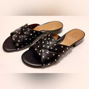 Naturalizer Women's Morena Studded Block Heel Slide Sandals